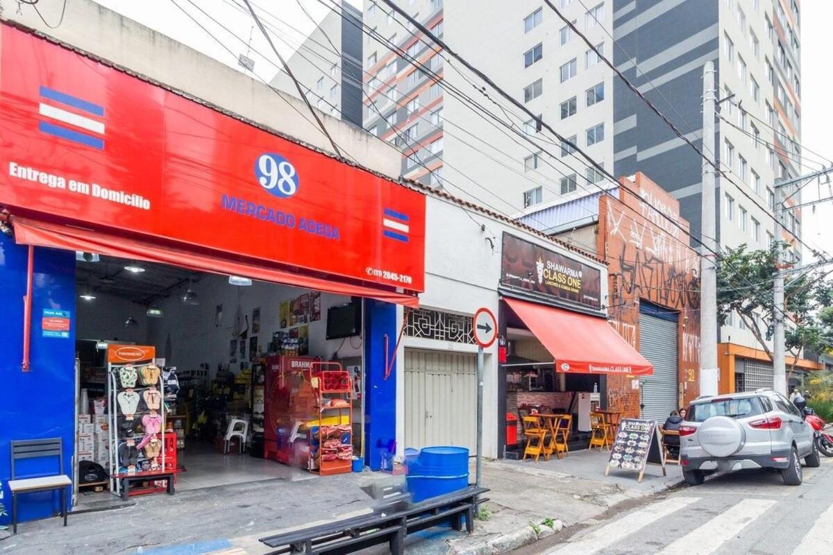 Refinado Studio No Bras Com Piscina/Metro Bras São Paulo Luaran gambar