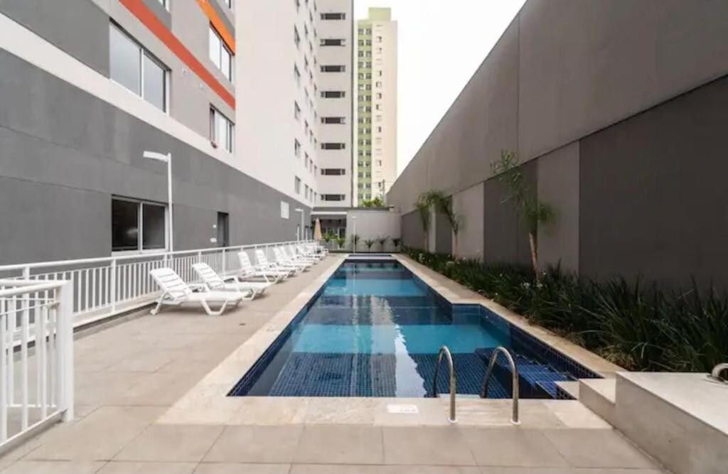 Refinado Studio No Bras Com Piscina/Metro Bras São Paulo Luaran gambar